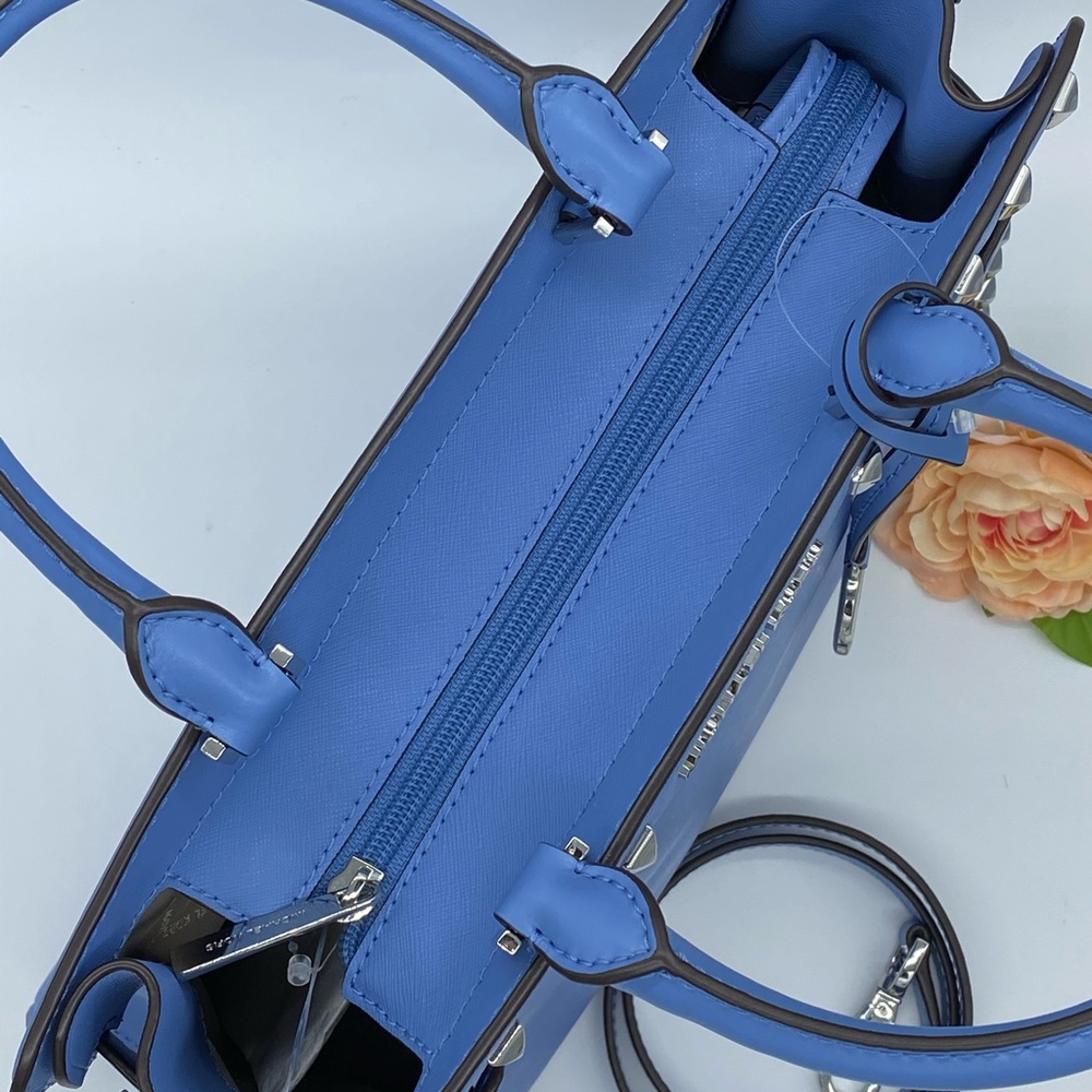 MICHAEL KORS RAYNE MEDIUM EW SATCHEL FRENCH BLUE - Picture 9 of 16